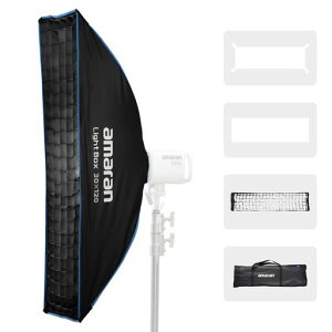 amaran Light Box 30x120 | 30x120cm������`�\�t�g�{�b�N�X | Bowens�}�E���g�Ή� | �L���Ǝ˖ʐς��J�o�[ | 1�b�Őݒu�A�g�їp�o�b�O�t��