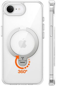 TORRAS iPhone 16e/17e �p �P�[�X�y���@�\��́E360°�V��_��]�X�^���h�z �ČR�K�i �c�����Ή� �����O�t�� �}�O�l�b�g���� ���C�����X�[�d�Ή� �ϏՌ� �h�w�� ������ Ostand Spin �N���A