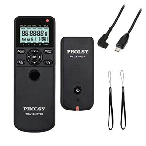 PHOLSY ���C�����X�����[�Y �^�C�}�[�����[�g�R���g���[���[ HDR �C���^�[�o�� �o���u �^�C�}�[ Sony �p a1 a9 a7M4 a7M3 a7RM5 a7RM3 a7RM4 a3500 a6600 a6500 a6400 RX100M6