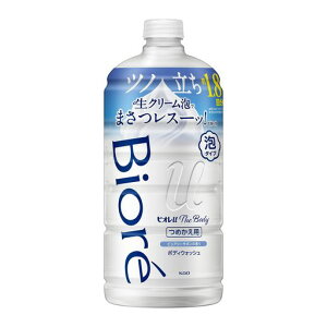 ビオレu【大容量】ザボディ〔TheBody〕泡タイプピュアリーサボンの香りつめかえ用780ml「高潤滑処方の生クリーム泡」ボディソープ清潔感のあるピュアリーサボンの香り