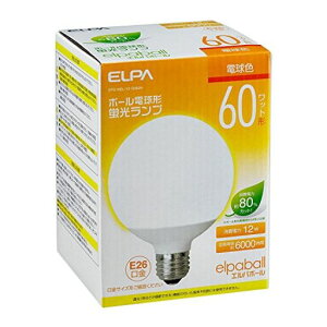 �G���p(ELPA) �{�[�����`�u�������v 60W�` �������a26mm �d���F EFG15EL/12-G062H