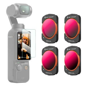 K&F CONCEPT OSMO Pocket 4/3�p ���C�t�B���^�[ 4�_�Z�b�g�yND8/PL+ND16/PL+ND32/PL+ND64/PL�z