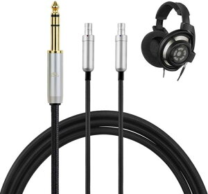 okcsc TCHD800 �w�b�h�z���P�[�u�� ���P�[�u�� �C���z���E�w�b�h�z���p SENNHEISER�p HD800S�EHD820�EHD800�ED1000�ɓK�� OFC 4�c ����2.0m 6.35mm
