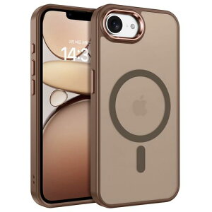 DOMAVER iphone 17e/16e �P�[�X magsafe ������ ���ɋ����w�� ����~�� ���΂݂Ȃ� �}�b�g���� �X�g���b�v�z�[���t�� ��ʃ����Y�ی� �w��h�~ �ϏՌ� �����ӂ���17e�P�[�X 6.1�C���` �u���E��