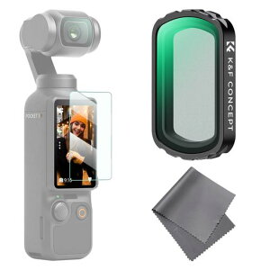 K&F CONCEPT Osmo Pocket 4/3�p ���C�� �u���b�N�~�X�g1/4