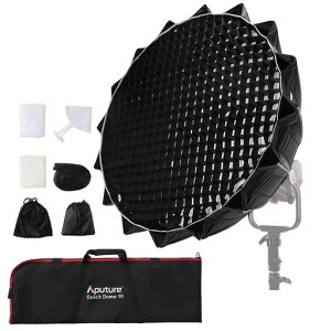 Aputure Quick Dome 90 35�C���`/90CM Bowens�}�E���g�\�t�g�{�b�N�X �N�C�b�N�Z�b�g�A�b�v �Ɩ��R���g���[�� ���f�B�t�@�C�A Aputure Storm 700X /80c Amaran