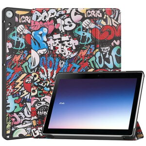 Gosento For NTT�h�R�� dtab d-51C / SHARP AQUOS SH-T04C 10.1�C���` 2025�N�V�^ �P�[�X �X�^���h�@�\�t�� �J���O�ܔ��^�X�^���h�P�[�X PU���U�[ �J�o�[ (TY)