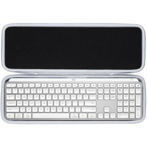 Lebakort���[�P�[�X �Ή��\���W�N�[�� Logicool MX KEYS S KX800s ���C�����X�L�[�{�[�h(�I�t�z���C�g �P�[�X)