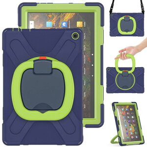 �c�u�� ���u�� Fire HD 10 Plus 2021�N�^ �P�[�X Fire HD 10 �J�o�[ 360�x��] ������t�� �΂ߊ|�� �V�����_�[�x���g ���|�� �X�g���b�v Fire HD 10 �v���X 10.1�C���` �^�u���b�g �ی�P�[�X �ϏՌ�
