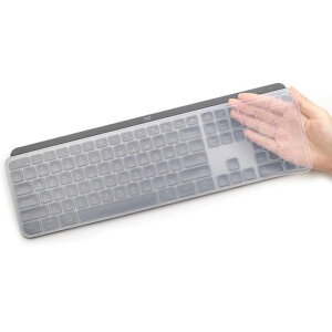 Logitech MX Keys ���C�����X�L�[�{�[�h/�L�[�{�[�h�J�o�[ �����^�V���R���L�[�{�[�h�ی�A�N�Z�T���[�J�o�[�X�L�� - �N���A