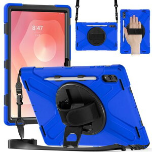 �yNINKI�zGalaxy Tab S11 Ultra �P�[�X ���X�g�o���h�t�� �y�����[ �L�b�N�X�^���h �V�����_�[�X�g���b�v TPU+PU �V���R�� �^�u���b�g�P�[�X �t���{�f�B �ϏՌ��� ����h�~ �L�Y�h�~ Tab S11 Ultra �p