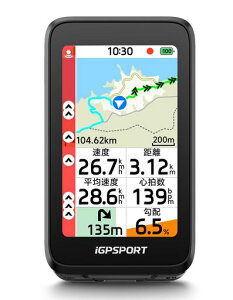 iGPSPORT BiNavi Air �T�C�N���R���s���[�^ GPS�T�C�R�� ���]�ԃi�r 3�C���` �^�b�`�p�l�� ���s�L�^30����