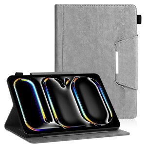 Qribo �ɓK������ iPad Pro 11 �P�[�X 2024/2025 �\�t�g �t�H���I�J�o�[ �ϏՌ� iPad Pro 11�C���` �P�[�X M4/M5 (��5/6����)ipadpro11 m4 �^�u���b�g�P�[�X �����̓}�C�N���t�@�C�o�[ ���h�~
