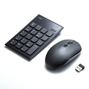 �T�����T�v���C �e���L�[�E�}�E�X�Z�b�g ���C�����X �É� USB A�ڑ� �u���b�N NT-WL23SETBK