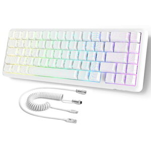 ATTACK SHARK X65HE���S�Ҍ������C�L�[�{�[�h�A8KHz�|�[�����O���[�g�A0.01mmRT���x�A���s�b�h�g���K�[�ASnap Tap