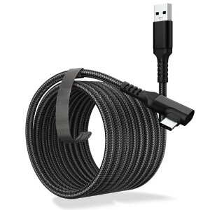 �y3M�z�����N�P�[�u�� Quest 3/2/1/Pro/Pico4�A�N�Z�T���ƌ݊��������� USB-A 3.0 & Type C �P�[�u�� �Q�[��PC/Steam VR�p�y5Gbps�����f�[�^�]�� 60W�����[�d
