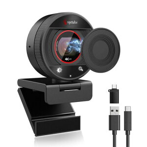 Angetube 4K Web �J����PC�p�A1080P@60FPS �X�g���[�~���O�J����800����f�E�F�u�J�����z�M�E�I�����C���~�[�e�B���O��