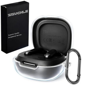 ZIZUCHLE for Soundcore P40i�P�[�X �N���A TPU�f�� �A���J�[�T�E���h�R�A p40i�ی�J�o�[ ���΂݂ɂ��� �S�ʕی� �w��h�~ ���h�~ ����h�~ Soundcore P40i �A�N�Z�T���[P40i�J�o�[ ����