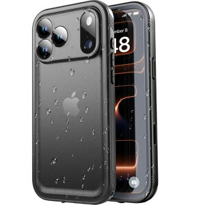 SPORTLINK iPhone 17 Pro Max �p �h���P�[�X ���S�ی� �h�o �ϏՌ� IP68�h���K�i �ČRMIL�K�i(�u���b�N)