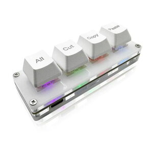 Sayodevice OSU �L�[�p�b�h 4 �L�[ USB �R�s�[�y�[�X�g �Ԏ����J�j�J���L�[�{�[�h