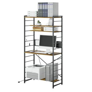DEWEL �V�F���t�f�X�N �p�\�R���f�X�N �� PC ��84cm �L�E�{�[�h�t�� �I�������߉\ �R���Z���g�t�� �n�C�f�X�N ���[���b�N �ȃX�y�[�X �t�b�N4�t�� ���[�N�f�X�N ��l��炵 �w�K�� ��c