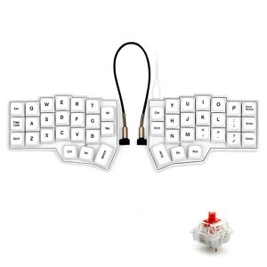 YIVU Corne V4 ���E�����^�L�[�{�[�h �L�� �G���S�m�~�N�X MX�� 40%�z�� 46�L�[ �z�b�g�X���b�v RGB�o�b�N���C�g QMK/VIA�Ή� �v���O�����\ ����L�[�{�[�h �����i