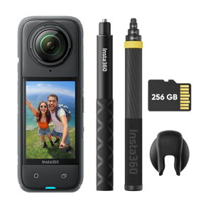 Insta360 X4-8K�h��360�x�S�i�J�����A�E�F�A���u���J�����A4K�L�p�r�f�I�J�����A�����Ȃ����B��_���ʁA���E�������Y�K�[�h�A135���̘A���B�e�\�ȃo�b�e���[�AAI�ҏW�A��u���␳�A�X�|�[�c
