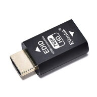 EVanlak(イヴァンラック) HDMI EDIDエミュレーター パススルー 第3世代 プレミアムアルミニウム エミュレ…
