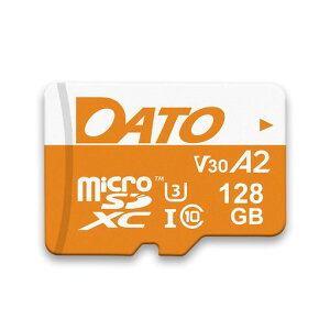 DATO 128GB Advance Plus microSDXC�J�[�h UHS-I C10 U3 V30 A2 �ő�160MB/s/150MB/s 4K UHD�Ή� �X�}�z�E�^�u���b�g�E�J�����E�Q�[���@�E�h���[���E�Ɩ��@��p