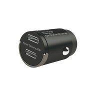 ペルシード(Pellucid) 車内用品 シガーソケット USB 高速充電 カーチャージャー 充電器 USB Type-C/USB T…