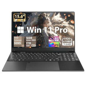 �m�[�g�p�\�R���yWin 11����/MS Office 2019�z15.6�C���` FHD IPS��� ����Celeron N5095(2.0-2.9Ghz)DDR4 16G RAM:960GB SSD 1920x1080 �}�E�X�t�� �����ݒ�s�v