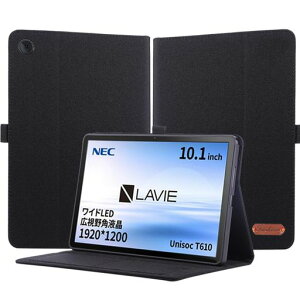 �yNSFN�zNEC LAVIE Tab Lite TL103/KAL PC-TL103KAL �P�[�X �X�^���h�\ ���^ PU���U�[ (2025����) 10.1�C���` �^�u���b�g �J�o�[ �蒠�^ �X�^���h�@�\�t�� �y�� �J�[�h�|�P�b�g�t�� �ی�J�o�[