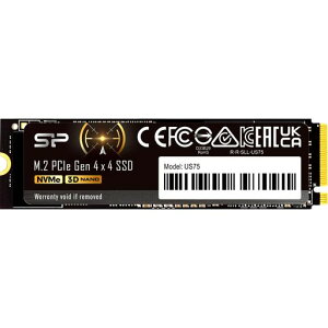 �V���R���p���[ 4TB US75 NVMe PCIe Gen4 M.2 2280 SSD R/W �ő�7000/6,500MB/�b Playstation 5 �Ή� SP04KGBP44US7505