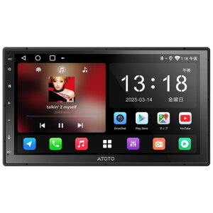 ATOTOZONE A5L Android 7�C���`�f�B�X�v���C�I�[�f�B�I�A �A���h���C�h�i�r 2DIN�A��������DriveChat AI�A�V�X�^���g�ATrackHU�ʒu���ABluetooth��ʎ������b�N�A���C�����XCarPlay Android
