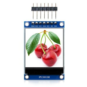 DiyStudio 1.3�h �J���[IPS LCD�f�B�X�v���C240X240�𑜓x HD TFT�J���t���X�N���[�����W���[��HD���LED�o�b�N���C�g�A�h���C�o�[IC ST7789VW 7�s��4��SPI�C���^�[�t�F�[�XRGB 65K�t���J���[