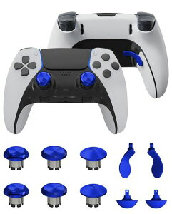 CHARM FOCUS PS5 DualSense�Ή� ���^���T���X�e�B�b�N&�o�b�N�p�h���g���K�[�{�^�������p�[�c