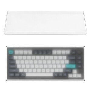 Geekria 75% �m�u �L�[�{�[�h �_�X�g �J�o�[ �����A�N���� �L�[�p�b�h �J�o�[ 84 �L�[ �R���s���[�^�[ �L�[�{�[�h�p Keychron Q1 HE�AQ1 Max�AQ1 Pro�AKeychron V1�AV1 Max�AAULA F75