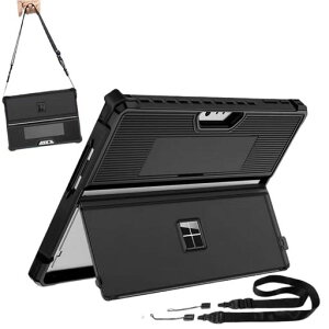 Surface Pro 8�P�[�X �ϏՌ� �L�[�{�[�h�Ή� �X�^���h�@�\�Ή�surface Pro8 �ی�J�o�[ �Ў莝�� �o���h�t�� �X�g���b�v �V�����_�[�x���g�t�� �T�[�t�F�X�v��8 ������� �^�u���b�gPC �P�[�X,�u�c
