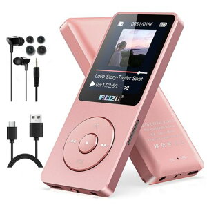 RUIZU 64GB MP3�v���[���[Bluetooth 5.3�A1.8�u�X�N���[���|�[�^�u�����y�v���[���[�AFM���W�I�A�^���A�d�q����