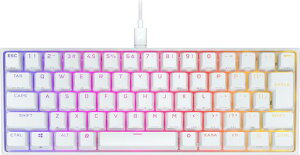 CORSAIR K65 RGB MINI 60%���J�j�J���Q�[�~���O�L�[�{�[�h Cherry MX �X�C�b�`�̗p �z���B�g CH-9194114-JP ���{��z��