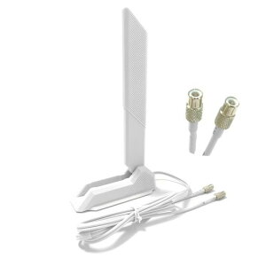HSSDTECH WiFi7 �A���e�i 3�o���h - 6GHz/5GHz/2.4GHz & Bluetooth MSI �p Z790/X870/B860/B850/B760�Ή� �d�g���x�啝���� �Q�[��/�X�g���[�~���O�ɓK��-�g��wifi�A���e�i