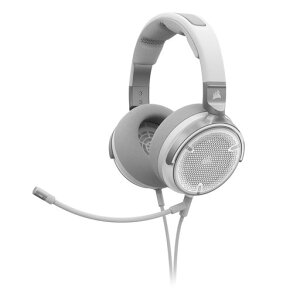 CORSAIR VIRTUOSO PRO �Q�[�~���O�w�b�h�Z�b�g �}�C�N�t�� �C���[�p�b�h�����\ 3.5mm�ڑ� �P��w�����}�C�N�t�� �z���C�g CA-9011371-AP
