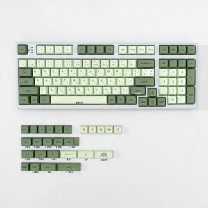 mintcaps �����O���[�� PBT ���{��L�[�L���b�v �Z�b�g 126 �L�[ XDA �v���t�@�C�� ���킢���L�[�L���b�v �J�X�^�����،^�L�[�L���b�v �`�F���[ Gateron MX �X�C�b�`�p ���J�j�J�� �Q�[�� �M�A