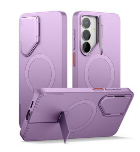 SURITCH �}�O�l�b�g���P�[�X Samsung Galaxy S26 Plus �Ή� �J�����J�o�[&���߉\�ȃ��^���L�b�N�X�^���h�t�� �ϏՌ��o���p�[�P�[�X �X�����ی�J�o�[ Galaxy S26 Plus�p-�^���p�[�v��
