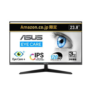 ASUS���j�^�[ / VY249HGR Eye Care ���j�^�[ / 23.8�C���` FHD(1920 x 1080)/ IPS / 120Hz(OC) / SmoothMotion / 1ms(MPRT)/ Adaptive