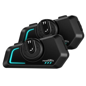 FODSPORTS �o�C�N �C���J�� T1 �C���J�� Bluetooth5.4 ���y���L FM���W�I �ʐM�������A 5�d�m�C�L���Y���Z��