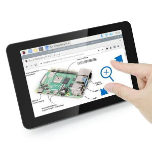 Freenove �^�b�`�X�N���[�� for Raspberry Pi 5 4 �f�B�X�v���C�X�N���[�����j�^�[ 7�C���` IPS