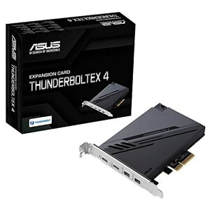 ASUSTek �g���J�[�h ThunderboltEX 4 �f���A��Thunderbolt 4 (USB�]C)�|�[�g DisplayPort 1.4 PCIe 3.0x4�C���^�[�t�F�C�X