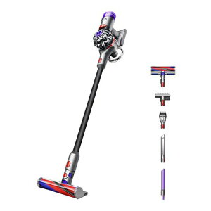 Dyson(�_�C�\��) �|���@ �R�[�h���X Dyson V8 Slim Fluffy (SV10K EXT BK) �X�e�B�b�N �n���f�B�N���[�i�[ �T�C�N�����y��菬�����B���y���B���\�͂��̂܂܂ɁB�z
