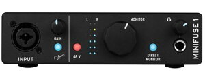 Arturia �A�[�g���A ���y����\�t�g�t�� �|�[�^�u���E�I�[�f�B�I�C���^�[�t�F�C�X MiniFuse 1 �u���b�N